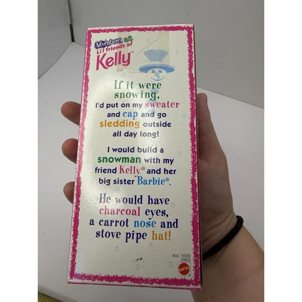 Mattel Barbie Li'l Friends Of Kelly Winter Fun Tommy Doll Adventures 1998